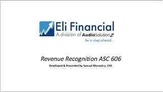 Revenue Recognition Standard ASC 606