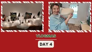 Vlogmas Day 4 | Suprise Gift | Sourdough Bagels | Christmas Village | Sugar Cookies