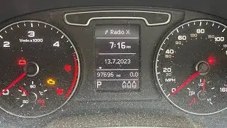 Audi Q3 Clock Settings how to set the clock in the dash and multimedia display on an Audi Q3