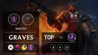 Graves Top vs Kennen - KR Master Patch 9.8