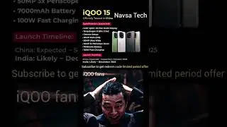 iQOO 15 vs All Flagships &ndash; Is This the New King? 👑📱 #iqoopro #navsatech #fullyloaded #shortsfeed