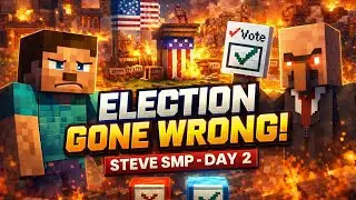 Steve smp election gone wong 😱😱