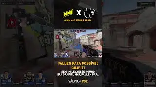 FalleN n&atilde;o deixa o IM fazer o grafitiiii dele #major #majorcs #starladder #cs2