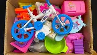 4:32 Minutes Satisfying with Unboxing Hello Kitty Barbie Kitchen Set | Miniature Kitchen Set Review