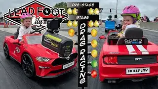 Olivia&rsquo;s First Power Wheels Drag Race at Lead Foot City! 🏁⚡️