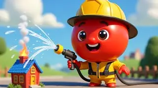 Tomato Firefighter 🍅 | Kids Cartoon Story | 3D Animation Hero Adventure