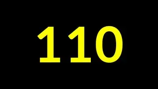 110 Seconds Countdown Timer With Sound Effect