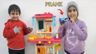 Ayesha and Aaira- pranking on Aaira from oreo🤫| kids prank adventure.