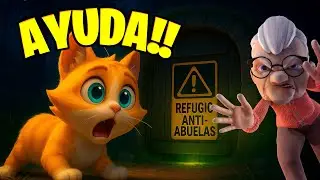 Me ESCONDO en los MEJORES REFUGIOS anti-ABUELAS 🔥 I AM CAT VR