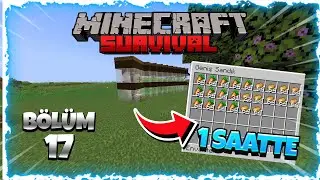 FULL OTOMATİK PATATES HAVU&Ccedil; FARMI / 1 SAATTE 702 İTEM / Minecraft Survival #17