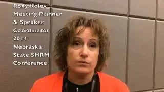 Skip Weisman - Nebraska SHRM 2014 State Conference - Meeting Planner Testimonial