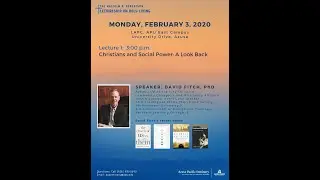 Lectureship On Holy Living - Dr. David Fitch, Christians and Social Power part 1