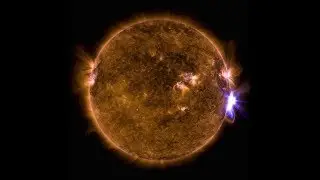 NASA captures mesmerizing footage of strongest solar flare in a decade