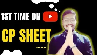 First Ever Complete and Free CP-Sheet on YouTube 🔥🔥 | Don't Miss 🫣🫣