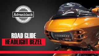 ADVANBLACK ROAD GLIDE HEADLIGHT BEZEL COLOR MATCHED
