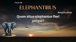 Factum de Elephante 5 - Quam altus elephantus fieri potest?