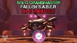 Solo Grandmaster - Fallen S.A.B.E.R - Titan - in 8 minutes