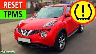 Как сбросить свет давления в шинах на Nissan Juke