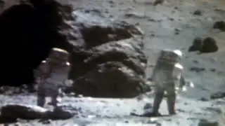 Apollo 16 Astronauts Explore Huge Face On Moon, UFO Sighting News.