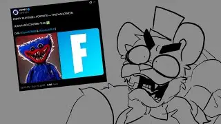 Играем с Поппи в Fortnite до FNAF 💔