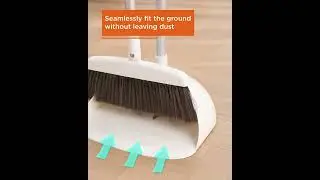 Joybos&reg; Household Magnetic Suction  U shaped Broom Dustpan Set