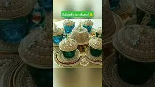 Important tea set designs in 2022 | luxury crockery ideas | Shaista Fashion #Shorts