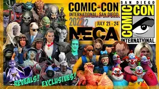 NECA Toys  SDCC 2022 Walkthrough &ndash; All Reveals and Announcements (Predators, Horror, TMNT)