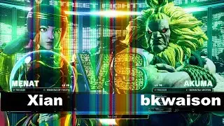 SFV/SF5 Xian (Menat) vs bkwaison (Akuma) Ranked match set