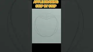 Apple drawing step by step veryeasy   | सेबकाचित्र कैसेबनाएं#art #drawing #shortvideo #shorts #apple
