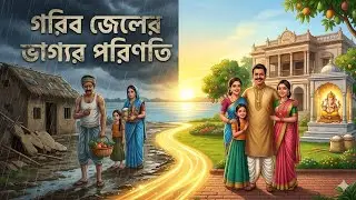 গরিব জেলের ভাগ্যের পরিণতি /Gramin Bangla Cartoon/ Bangla Moral story' 