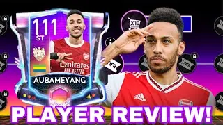 RETRO STARS AUBAMEYANG 111 RATED PLAYER REVIEW AND GAMEPLAY! | FIFA MOBILE 21!