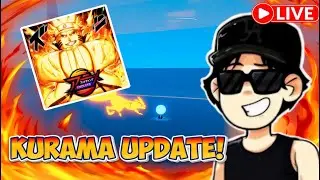 GRINDANDO NA UPDATE DA KURAMA 🦊 ANIME FIGHTING SIMULATOR (LIVE ON)