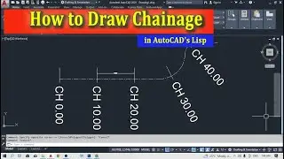 how to make chainage in autocad I autocad 2d tutorial for beginners#cadcamautocad @MicroCADDIndia