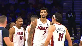Обзор матча Miami HEAT против &laquo;76ers&raquo; в первой половине матча | 23 ноября 2025 г.