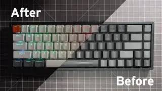 Keychron K6 Mod: Foam, Band-Aid, Stabilizer Lubing, Tealios + Zealios Switches, PBT Keycaps