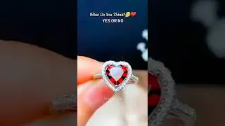 Gorgeous Heart Promise Ring💍💫 #shortsvideo