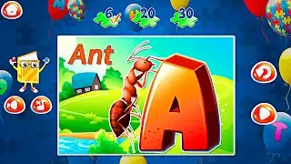 Educational ABC Puzzles for Children - Learn Alphabet with Animals Game | Android Gameplay