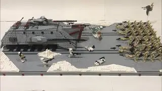 Lego Star Wars Battle On Mygeeto - Clone Wars MOC