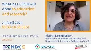 Promo: Webinar 8: What has COVID-19 done to education and research?
