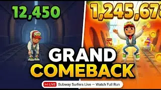 No Commentry || Pure Skills || Subway Surfers game Live #livestreaming #game #live #subwaysurfers