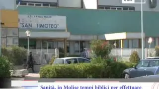 TGPills - Sanit&agrave;, in Molise tempi biblici per effettuare esami di routine
