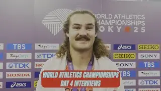2025 WORLD ATHLETICS CHAMPIONSHIPS INTERVIEWS | Day 4 (Men's Hammer Final)