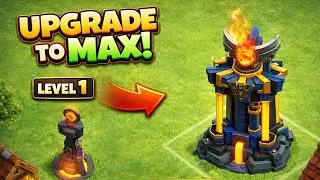 Inferno Tower Upgrade Level 1 to Max 🔥 | Clash of Clans Evolution