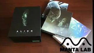 ALIEN COVENANT One Click Manta Lab Triple Blu-Ray Steelbook Box Set Full Slips Lenticular