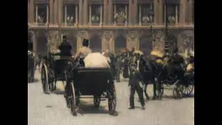Panorama of Place de l'Opera in 1900 | Restored in Color