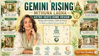 Astro Vaastu for Gemini Rising :  Interior Design Ideas Mental Clarity & Calm