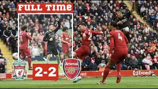 LIVERPOOL 2-2 ARSENAL LIVE MATCH REACTION | PREMIER LEAGUE #liverpoolvsarsenal #livars #arsenallive