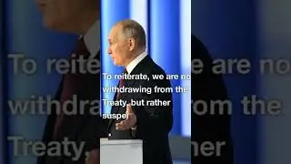 Putin to deploy nuclear weapons by suspending Nuclear Treaty
