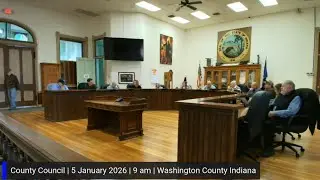 County Council | 5 January 2026 | 9 am | Washington County Indiana