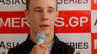 GA 6 Matthew Swanepoel Talks to AsiaCup TV about his 1st win